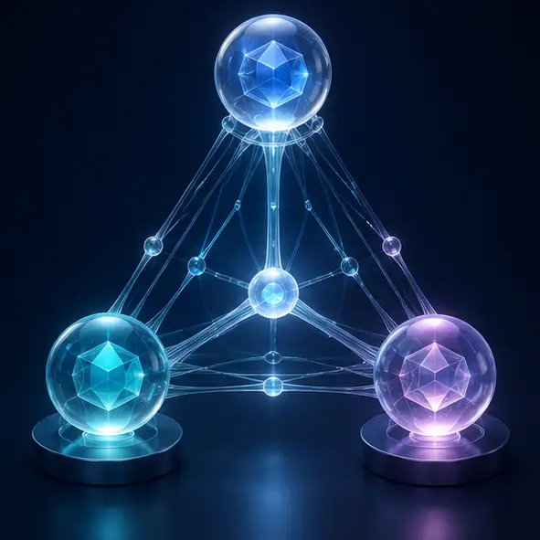 논리 분석 3D 아이콘